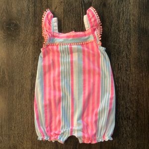 Carter’s Striped Cotton Romper